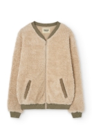 Chaqueta borreguito algodón orgánico crudo