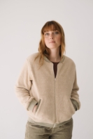 Chaqueta borreguito algodón orgánico crudo
