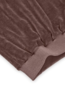 Sudadera terciopelo algodón orgánico malva