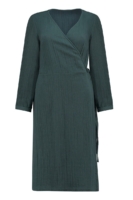 Vestido cruzado Susana azul