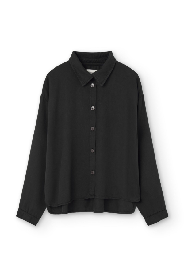 Camisa oversized Tait negro Baya 100% Tencel