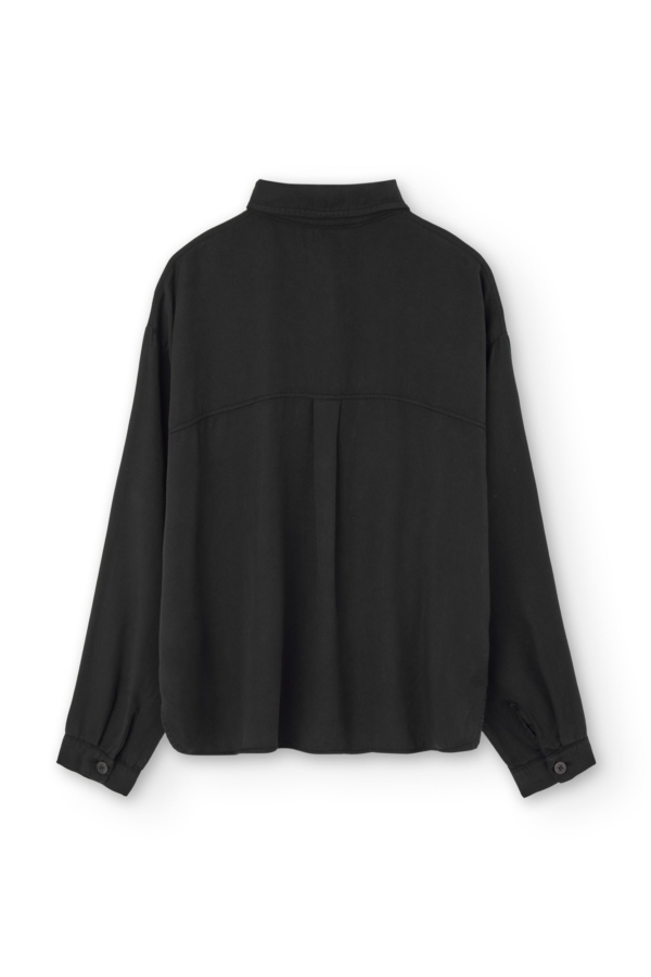 Camisa oversized Tait negro Baya 100% Tencel