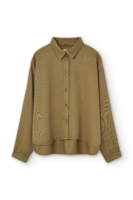 Camisa oversized Tait mostaza 100% Tencel