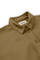 Camisa oversized Tait mostaza 100% Tencel