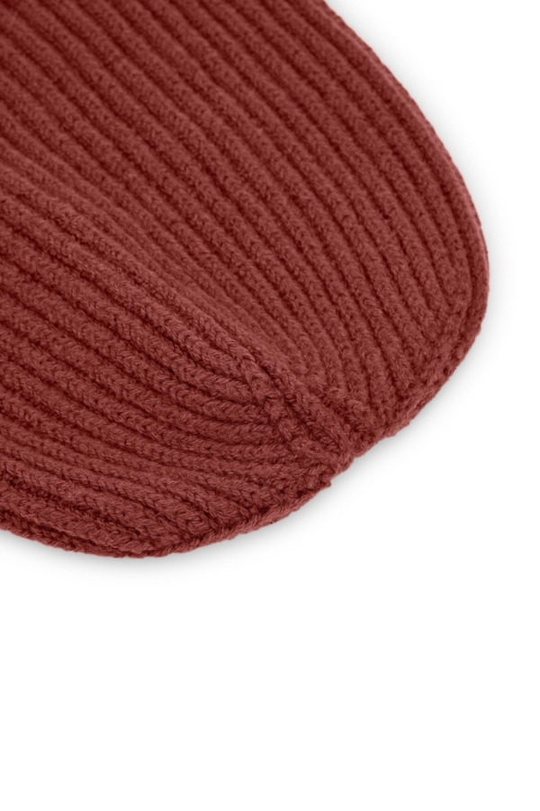 Gorro Tao rojo en lana merino