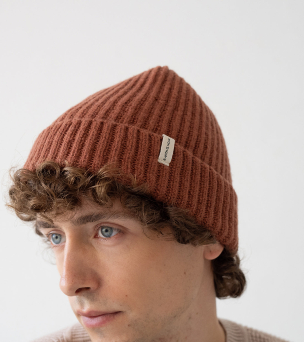 Gorro Tao rojo en lana merino