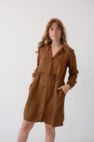 Vestido camisero Teja Tam 100% Tencel