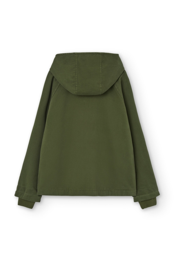 Chaqueta Turina en verde oliva algodón orgánico