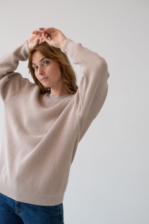 Jersey unisex Tam blanco Magnolia en algodón orgánico