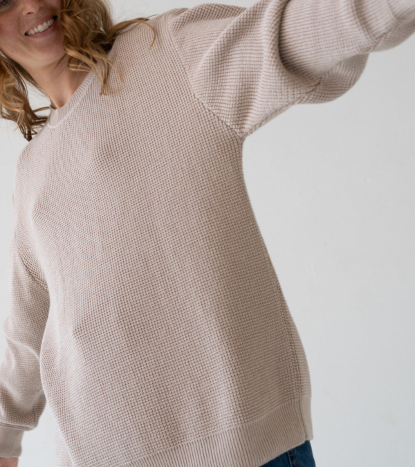 Jersey unisex Tam blanco Magnolia en algodón orgánico