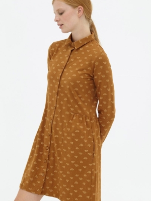 Vestido camisero marrón Dorothea