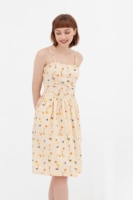 Vestido tirantes abstract print Ada