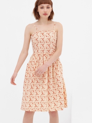 Vestido tirantes teja Ada