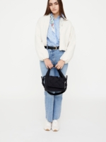 Bolso trenzado Ani Mini Black
