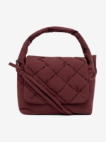 Bolso Ani trenzado Burgundy