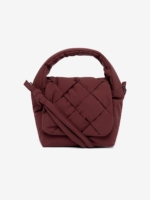 Bolso trenzado Ani Mini Burgundy