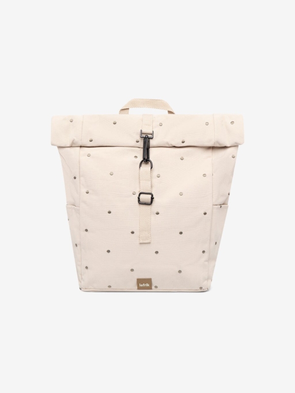 Mochila Roll Mini Ecru Dots