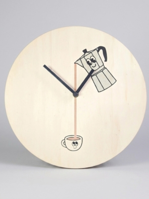 Coffee Lovers Wall Clock