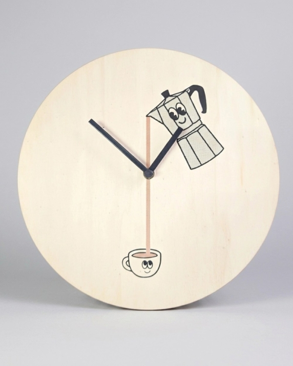 Coffee Lovers Wall Clock