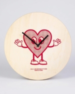 Happy Heart Wall Clock