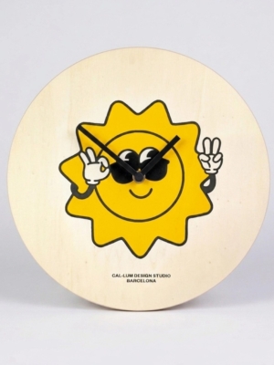 Here Comes The Sun Wall Clock