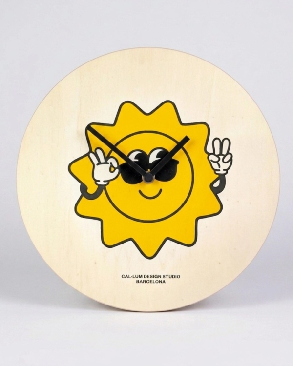 Here Comes The Sun Wall Clock