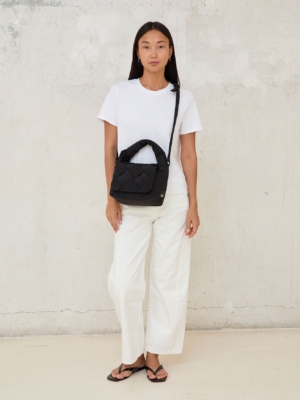 Bolso trenzado Ani Mini Black