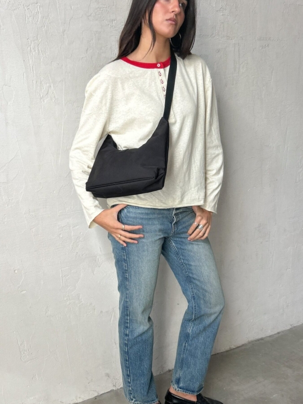 Bolso Bico Stripes Black
