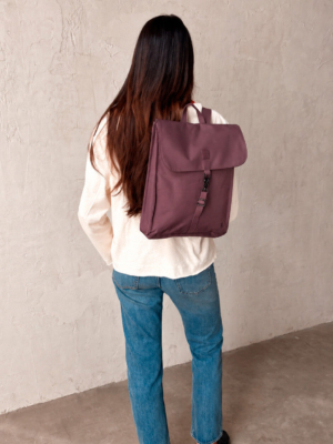 Mochila Handy Mini Stripes Maroon