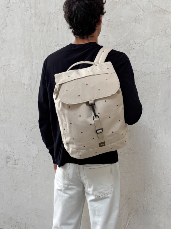 Mochila Kaut Ecru Dots