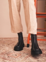 Botines Chelsea Veganos Abril Negro