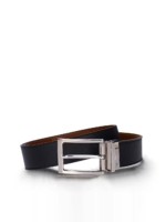 Cinturón Vegano Reversible para Hombre Mila Marrón/Negro