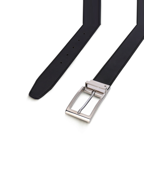 Cinturón Vegano Reversible para Hombre Mila Marrón/Negro