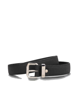 Cinturón Vegano de Piñatex® para Mujer Ordis Negro