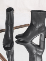Botines Veganos de AppleSkin® para Mujer Circe Negro