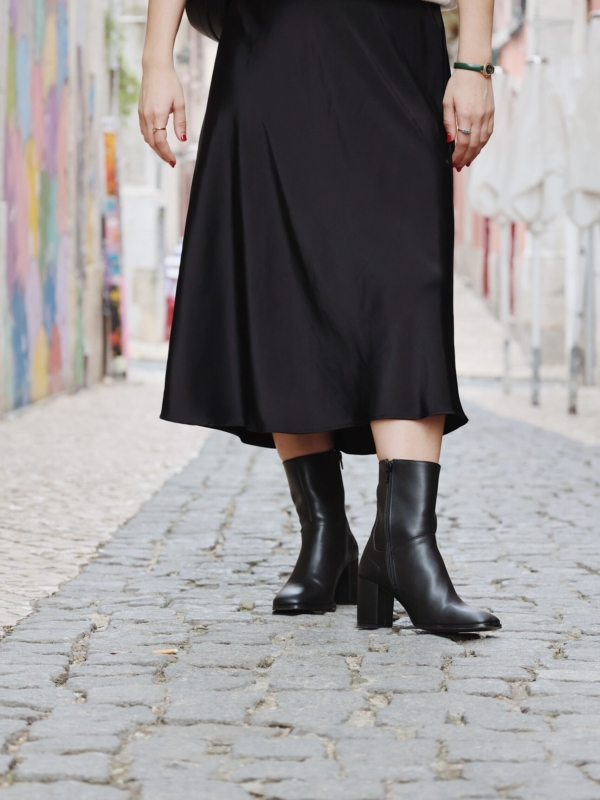 Botines Veganos de AppleSkin® para Mujer Circe Negro