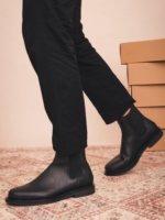 Botines Chelsea Veganos para Hombre Denis Negro