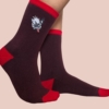 Doggie Calcetines Burdeos