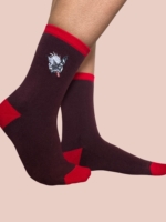 Doggie Calcetines Burdeos