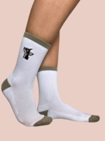 Doggie Calcetines Blancos