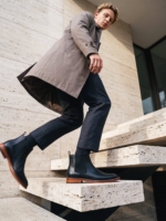 Botines Chelsea Veganos para Hombre Duncan Negro