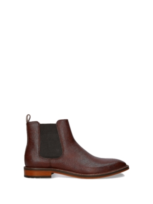 Botines Chelsea Veganos para Hombre Duncan Marrón