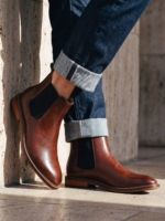 Botines Chelsea Veganos para Hombre Duncan Marrón