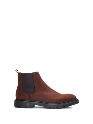 Botines Chelsea Veganos para Hombre Faber Marrón