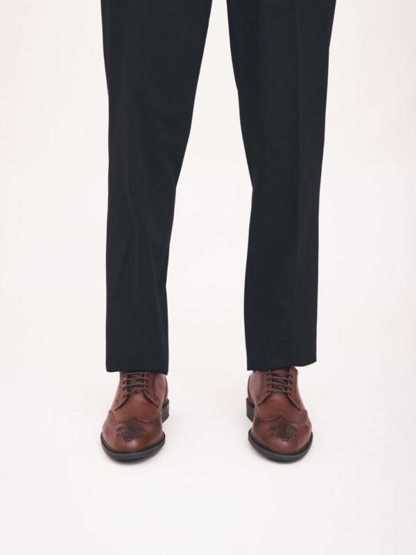 Zapatos Derby Brogue Veganos para Hombre Gael Marrón