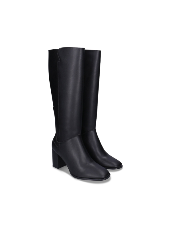 Botas Altas Veganas de AppleSkin® para Mujer Greta Negro