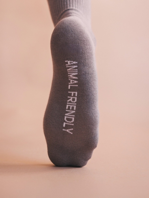 Calcetín Animal Friendly Gris