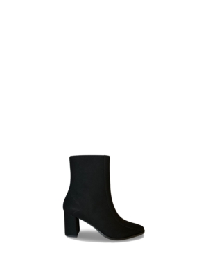 Botines Veganos de Tacón para Mujer Hina Negro
