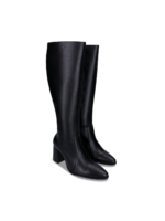 Botas Altas Veganas de AppleSkin® para Mujer Iona Negro