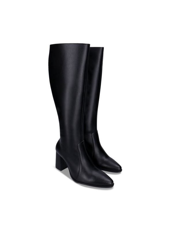 Botas Altas Veganas de AppleSkin® para Mujer Iona Negro